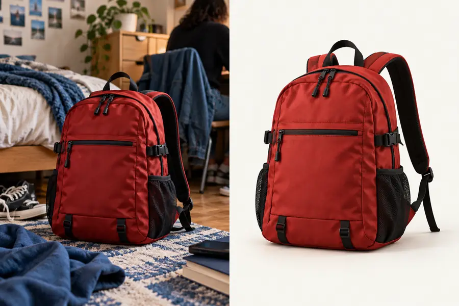 Product image prepared for background removal