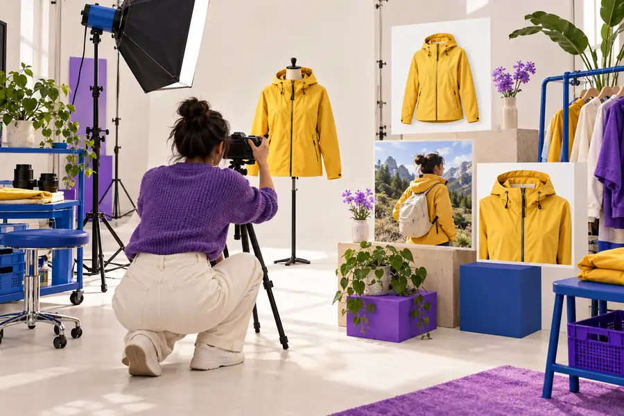 Product image with a cleaner presentation